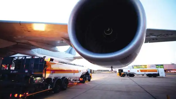Again, aviation fuel shortage grounds domestic flights
